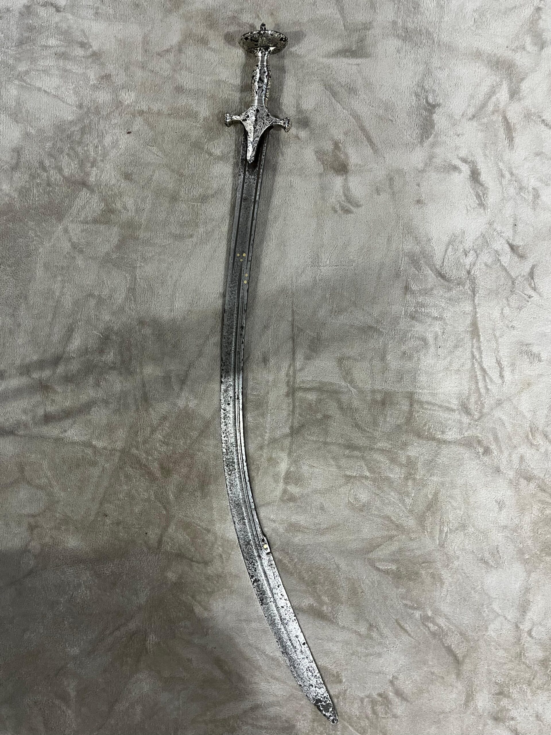mughal tulwar silver (sword) mughal tulwar silver (sword)