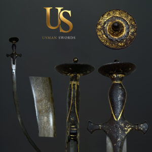 antique golden sword