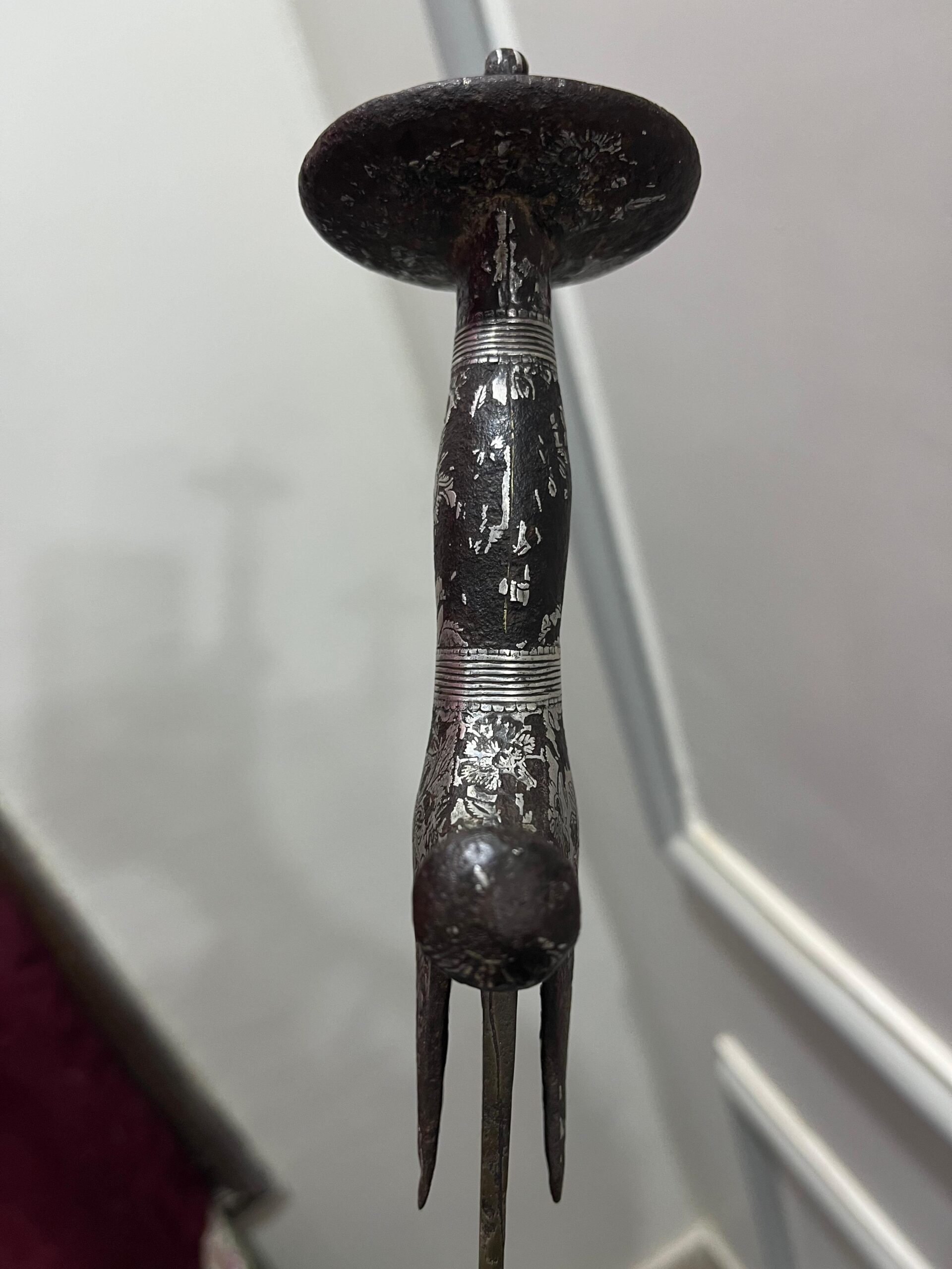 sindhi silver wootz tulwar (sword) sindhi silver wootz tulwar (sword)